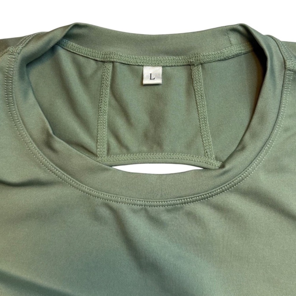 ✨Caracilia Athletic Tennis Skirt Dress Sleeveless Open Back Drawstring Sz L - Picture 8 of 13